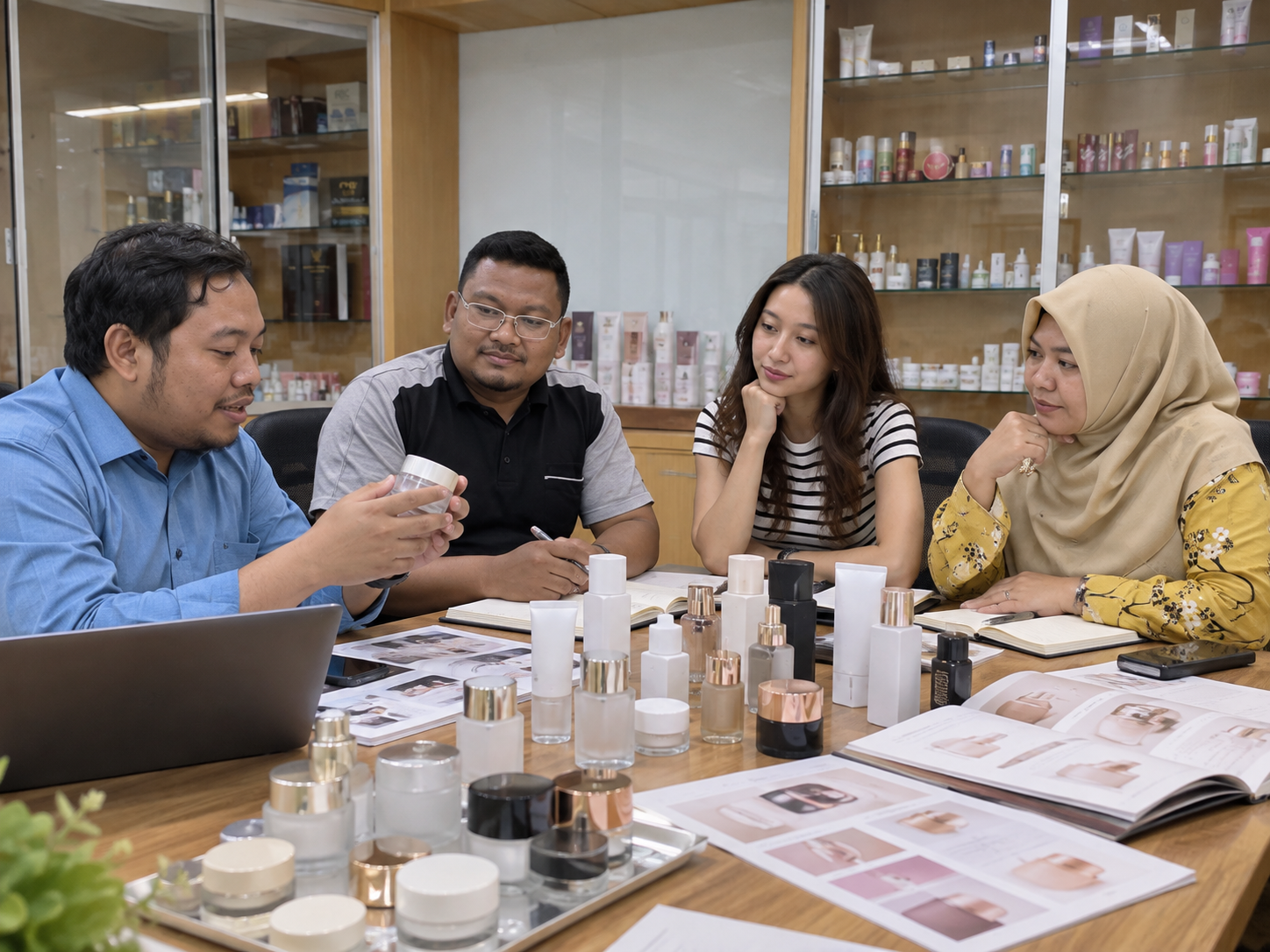 Refillable cosmetic packaging untuk pengembangan kemasan kosmetik