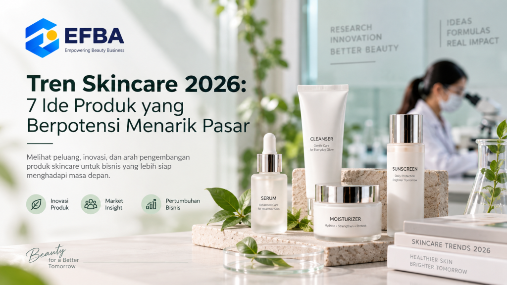 Tren skincare 2026 dan ide produk untuk pengembangan brand kosmetik